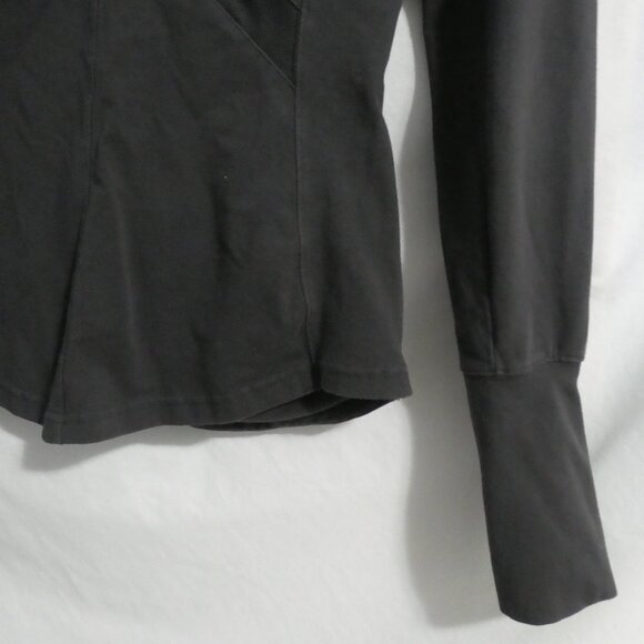 NIKE DRI-FIT | XS extra small | 1/4 Zip-Up Funnel Neck Exercise Jacket W Thumbs - Picture 14 of 15